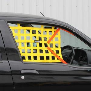 汎用 レーシング セーフティ ウインドウ ネット 窓 安全 赤/レッド