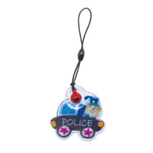 フルカラー リンリンパトカー 反射 リフレクター キーホルダー