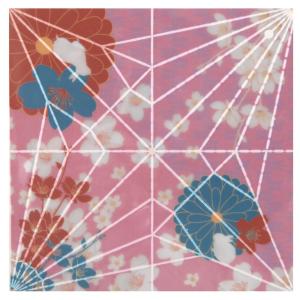 反射 折り紙 (千代紙) 鶴 リフレクター キ...の詳細画像1