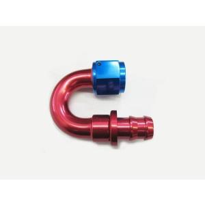 AN6 180° クランプタイプ フィッティング ホースエンド 180度 メッシュ