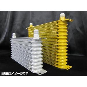 オイルクーラー コア 13段 AN10 シルバー