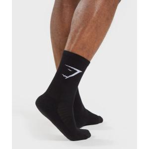 ジムシャーク 靴下 スポーツ クルーソックス ユニセックス ロゴ