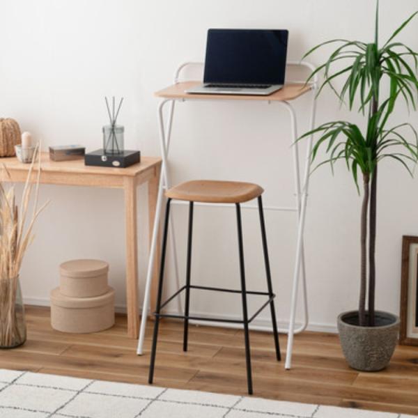 フォールディングハイデスク おしゃれ 北欧 スタイリッシュ モダン スリム シンプル スマート 折り...