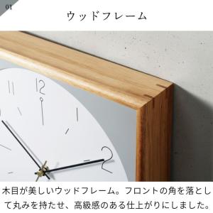 壁掛け時計 おしゃれ かわいい 電波時計 電波...の詳細画像2