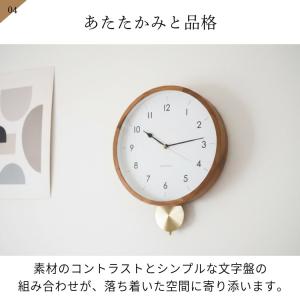 壁掛け時計 時計 おしゃれ かわいい 振り子時...の詳細画像5