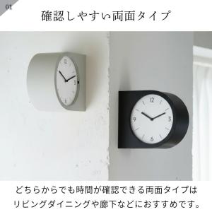 両面時計 ダブルフェイスクロック 壁掛け時計 ...の詳細画像2