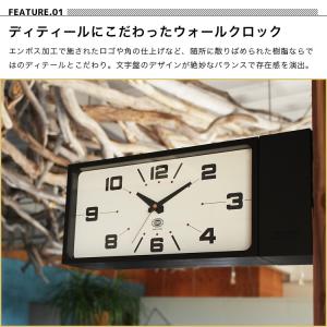 両面時計 ダブルフェイスクロック 壁掛け時計 ...の詳細画像3