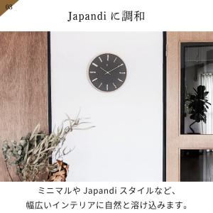 壁掛け時計 モダン エレガンス スリム ゴール...の詳細画像4