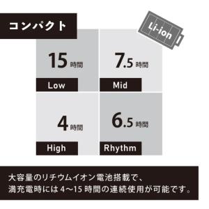 ハンディファン 置き 吊り下げ 自然風 リズム...の詳細画像5