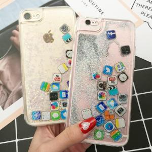 iPhone8 ケース iPhone7 ケース 流れアプリ ...