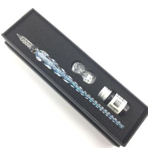 プラチナ万年筆のガラスペンセット ガラスペン セット インクセット 硝子ペン 万年筆 2本 星空 お絵描き