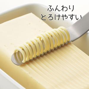 バターナイフ おしゃれ 穴あき ふわふわ 道具 やつ おすすめ ステンレス 日本製｜zinger