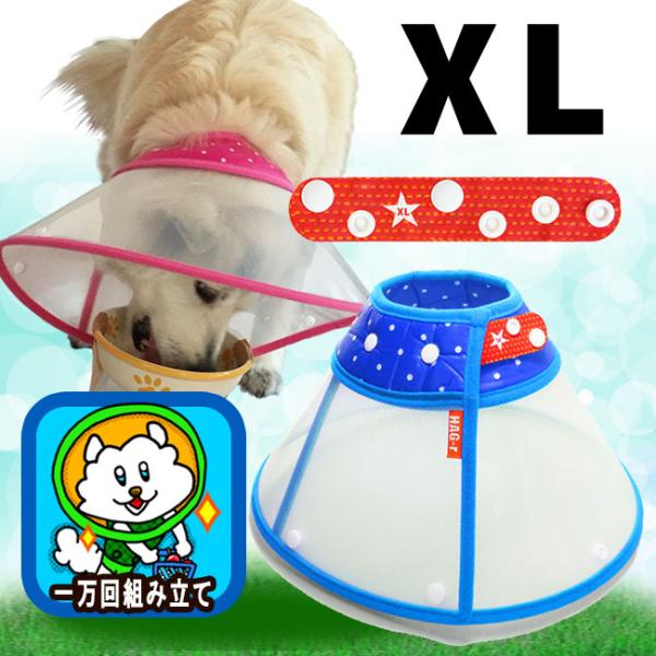 XLサイズ ゆるポチ選択 エリザベスカラー 猫 犬用 ソフト 柔らかい 犬 軽量 猫用 カーラー ボ...