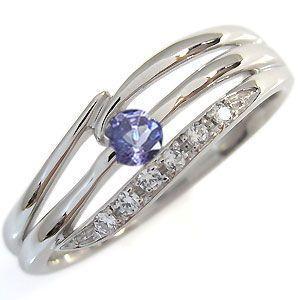 タンザナイト・指輪・一粒・リング ・10金・リング : ZION - 通販