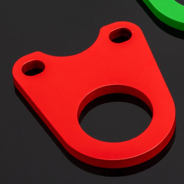 JA/SJ　牽引フックリア用　曲げなし　赤　9mm厚　JA11,SJ30,JA71等