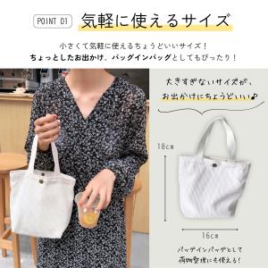 トートバッグ ミニトートバッグ 小さめ レディ...の詳細画像2