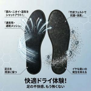 インソール 中敷き 消臭 メッシュ 薄型 スリ...の詳細画像1