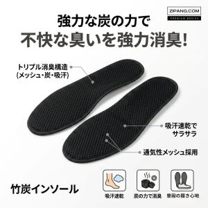 インソール 中敷き 消臭 メッシュ 薄型 スリ...の詳細画像2