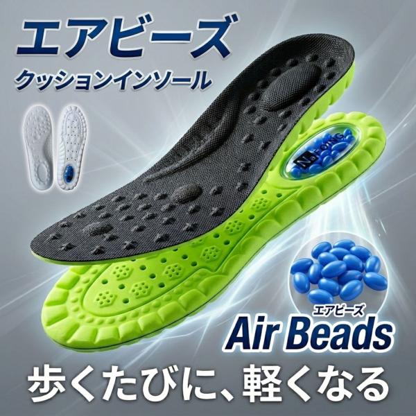 インソール 疲れない 衝撃吸収 中敷き かかとパッド サポーティブ 足底筋膜炎 偏平足 ヒールパッド...