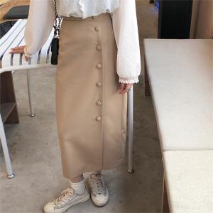 スリットボタンタイトスカート｜zipangu-store