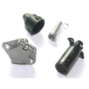 7ピン 電極配線 接合カプラー ソケット セット 牽引 トレーラー用