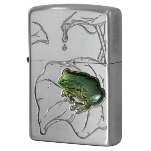 Zippo ジッポライター 蛙 かえる ニッケル古美