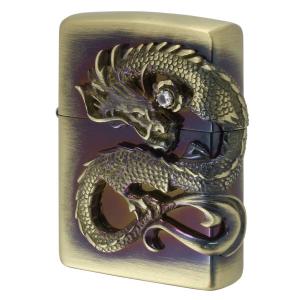 ZIPPO（ジッポー） ジッポライター ドラゴン 龍 2面連続メタル