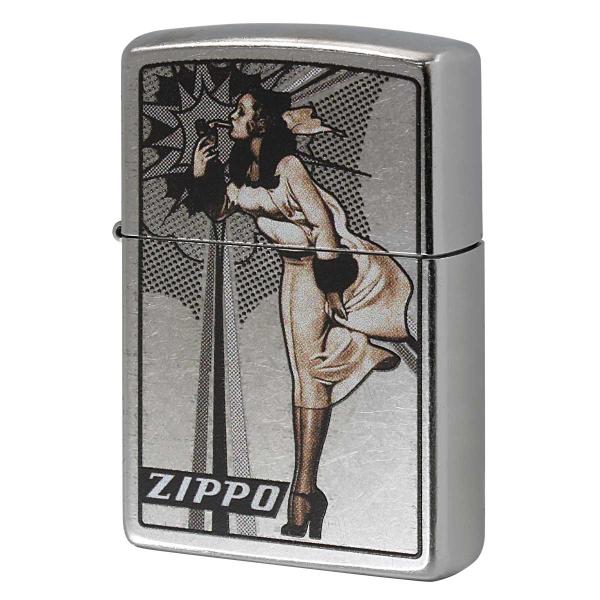 Zippo ジッポライター ウインディ ガール Windy Girl Processing in U...
