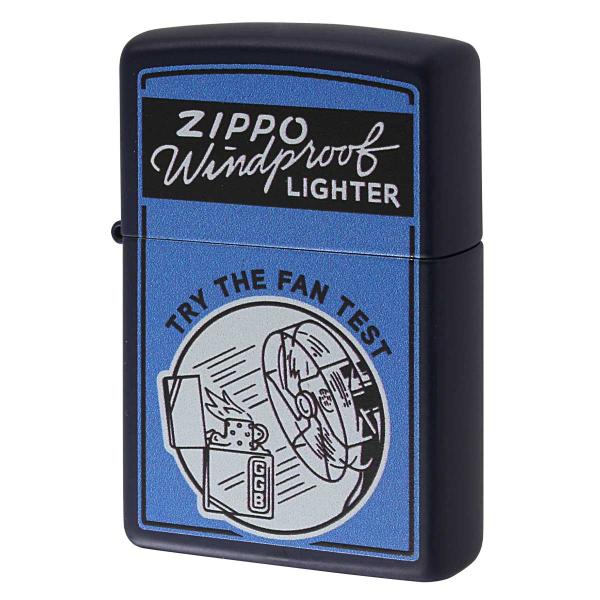 Zippo ジッポライター オールドポスター風 TRY THE FAN TEST Processin...