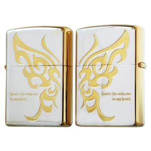 ZIPPO（ジッポー） ジッポライター ラバーズ クロス スリム ハート 銀