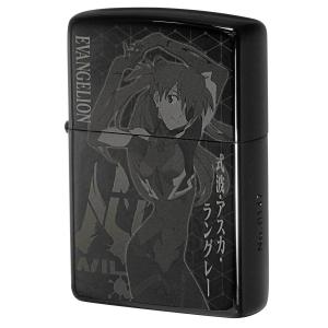 Zippo ジッポライター EVANGELION エヴァンゲリオン 新劇場版 Black Titnium Ver.2 式波・アスカ・ラングレー｜zippo-flamingo