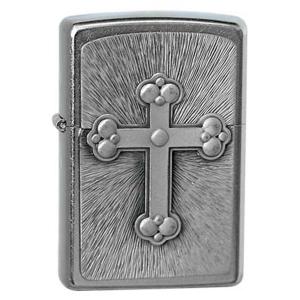ZIPPO Zippo ジッポライター クロス Cross 十字架 ブルー ＃200 メタル