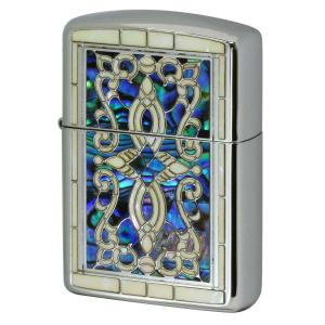 シェル Zippo ジッポライター アーマー モザイクシェル ARMOR Mosaic