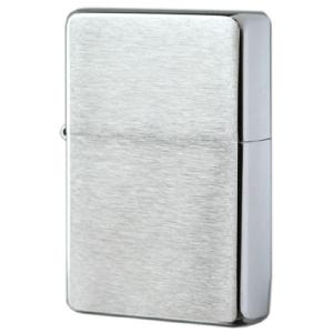 Zippo ジッポライター Brushed Chrome Vintage フラットトップ ブラッシュドクローム ダイアゴナルラン No.230CC メール便可