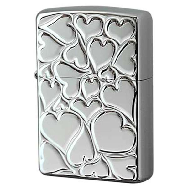 Zippo ジッポライター ハート ダイアノシルバー FILL LOVE A メール便可