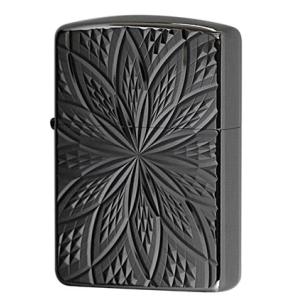 Zippo ジッポライター D C BLOOM2 （B）Black Nickel メール便可