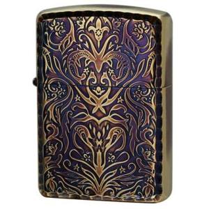 Zippo ジッポライター Antique Floral （A）アンティークBr｜zippo-flamingo