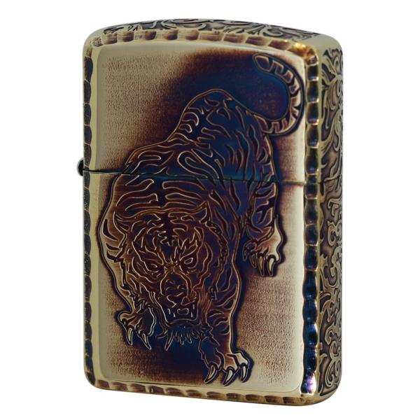 Zippo ジッポライター 唐草 虎