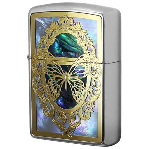 Zippo ジッポライター Combi Shell コンビシェル B GF バタフライ プレゼント 贈り物 男性 女性 メール便可