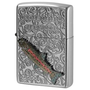 ZIPPO（ジッポー） ジッポライター 鯉 コイ ヴィンテージ 七宝メタル