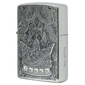 ZIPPO（ジッポー） ジッポライター 王冠 クラウン メタル ライン