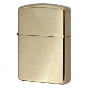 Zippo ジッポライター ARMOR Brushed Brassアーマー ブラッシュドブラス No.168 メール便可｜zippo-flamingo