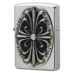 Zippo ジッポライター Metal 2SIM-CROZS メール便可