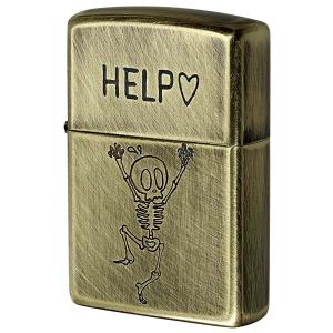 スカル（ZIPPO） Zippo ジッポライター スカル ドクロ 骸骨 真鍮
