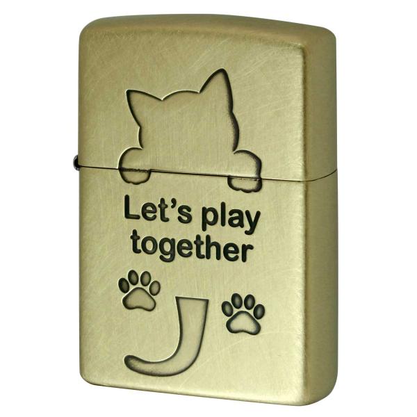 Zippo ジッポライター CAT Series Let&apos;s play together キャットシ...
