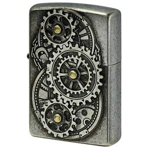 Zippo ジッポライター GEAR METAL ギア メタル クロームバレル ZG-CB｜zippo-flamingo