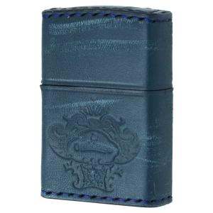 Zippo ジッポライター Orobianco オロビアンコ 本牛革手縫い ダメージネイビー ORZ-001 NV