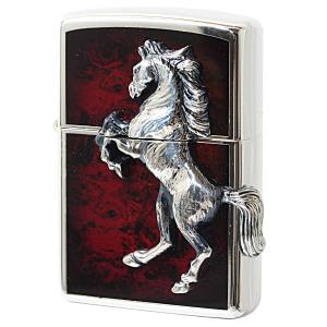 ZIPPO（ジッポー） ジッポライター 馬 ホース 2面連続メタル