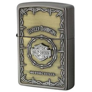 Zippo ジッポライター 日本限定Zippo Harley Davidson ハーレーダビッドソン Sメタル バー＆シールド HDP-67｜zippo-flamingo