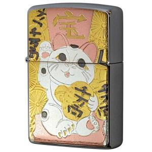 Zippo ジッポライター 電鋳板 招き猫 メール便可｜zippo-flamingo